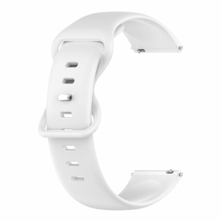 Solid color sportband - Wit - Samsung Galaxy Watch 5 - 40mm & 44mm