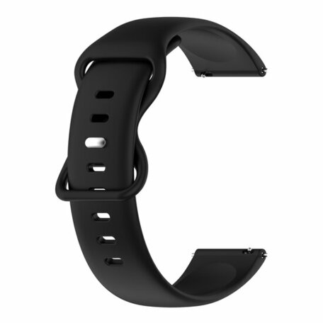 Solid color sportband - Zwart - Samsung Galaxy Watch 5 - 40mm & 44mm