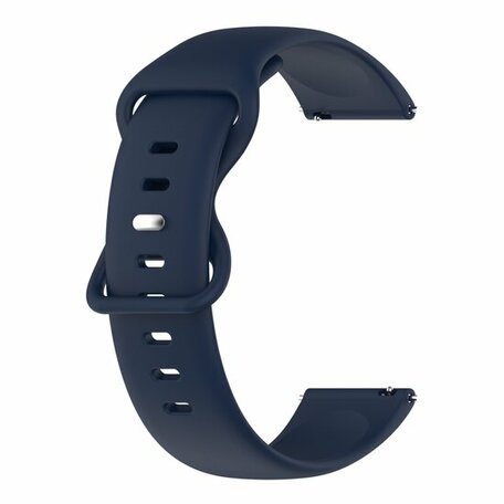 Solid color sportband - Donkerblauw - Samsung Galaxy Watch 5 - 40mm & 44mm