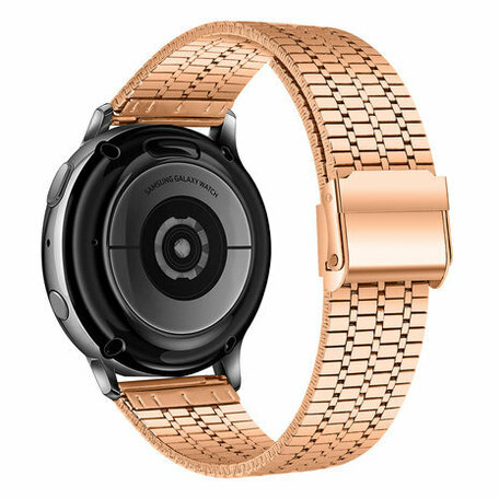 Stalen bandje - Champagne goud - Samsung Galaxy Watch 3 - 45mm