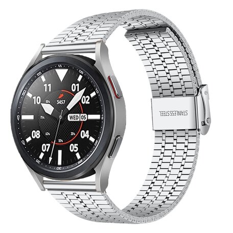 Stalen bandje - Zilver - Samsung Galaxy Watch - 46mm