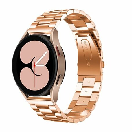 Samsung Galaxy Watch 3 - 41mm - Stalen schakelband - Rosé goud