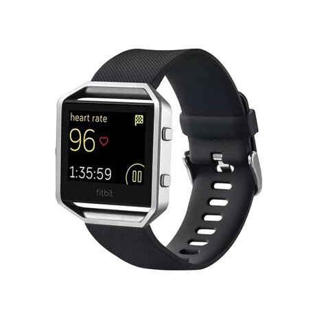 FitBit Blaze sport horloge band / siliconen alleen voor Fitbit Blaze - Zwart