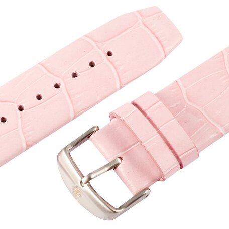 Kakapi crocodile leren bandje - Roze - Geschikt voor Apple watch 42mm / 44mm / 45mm / 49mm