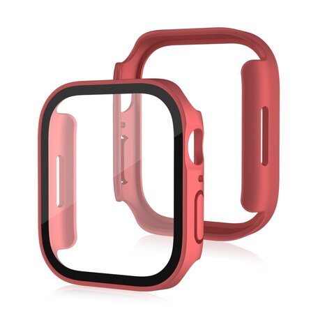 Hard case 45mm - Rood - Geschikt voor Apple Watch 45mm
