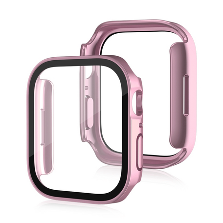 Hard case 45mm - Rosé goud - Geschikt voor Apple Watch 45mm