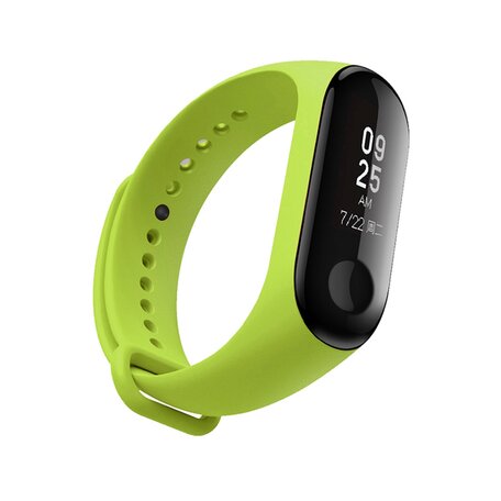 Xiaomi Mi band 3 / 4 / 5 / 6 bandje OneColor - Groen