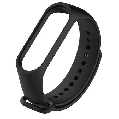 Xiaomi Mi band 3 / 4 / 5 / 6 bandje OneColor - Zwart