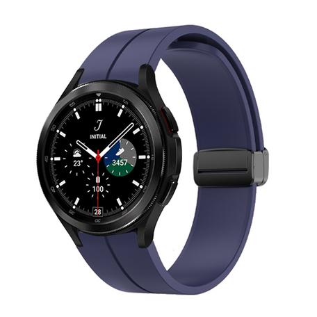 D-buckle sportbandje - Donkerblauw - Samsung Galaxy Watch 4 Classic - 42mm & 46mm
