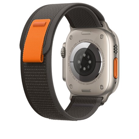 Trail nylon bandje - Zwart - Geschikt voor Apple Watch 38mm / 40mm / 41mm