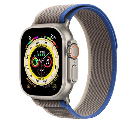 Trail bandje - Grijs - Geschikt voor Apple Watch 38mm / 40mm / 41mm