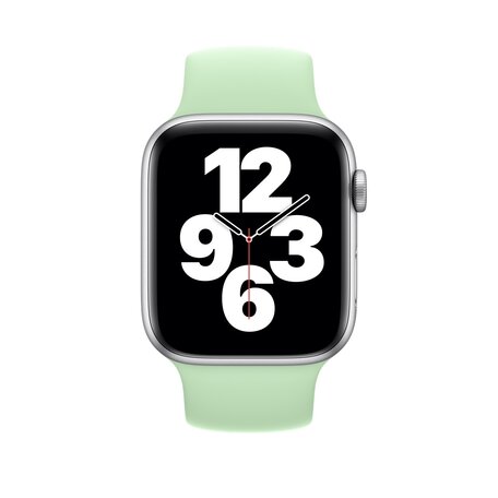 Solo Loop Link serie bandje - Maat: L - Groen - Geschikt voor Apple Watch 38mm / 40mm / 41mm