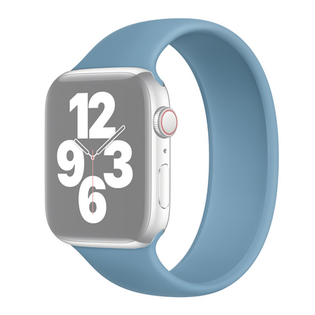 Solo Loop Link serie bandje - Maat: L - Blauw - Geschikt voor Apple Watch 38mm / 40mm / 41mm