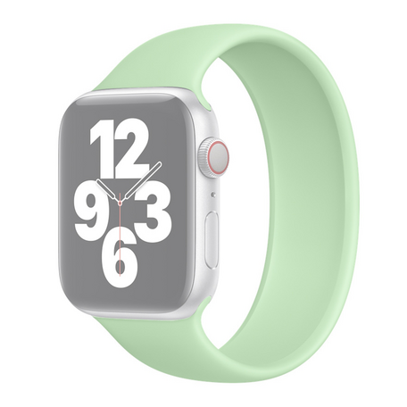 Solo Loop Link serie bandje - Maat: M - Groen - Geschikt voor Apple Watch 38mm / 40mm / 41mm