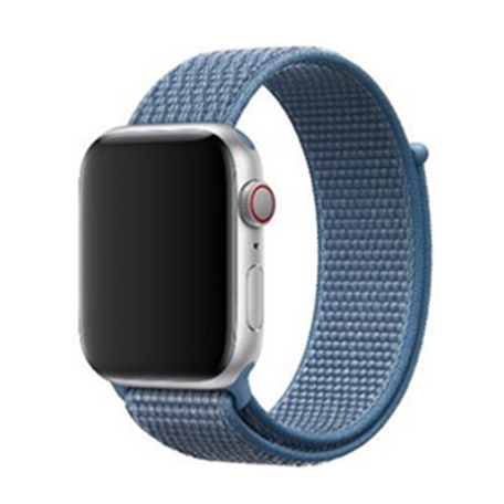 Sport Loop nylon bandje - Denim blauw - Geschikt voor Apple Watch 38mm / 40mm / 41mm