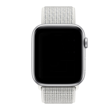 Sport Loop nylon bandje - Wit - Geschikt voor Apple Watch 38mm / 40mm / 41mm