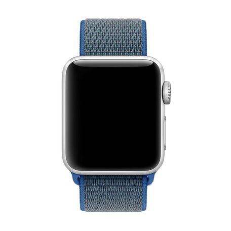 Sport Loop nylon bandje - Donkerblauw - Geschikt voor Apple Watch 38mm / 40mm / 41mm