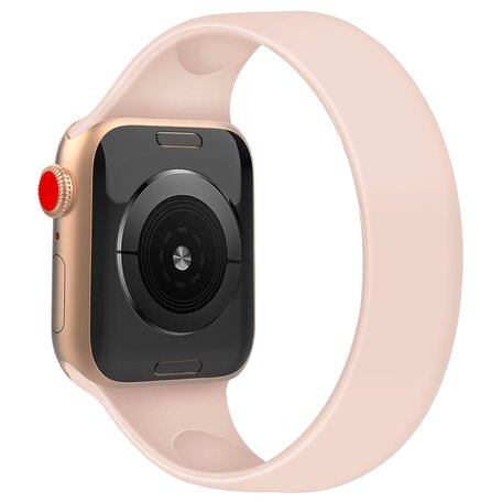 Solo Loop Link serie bandje - Maat: S - Roze - Geschikt voor Apple Watch 38mm / 40mm / 41mm