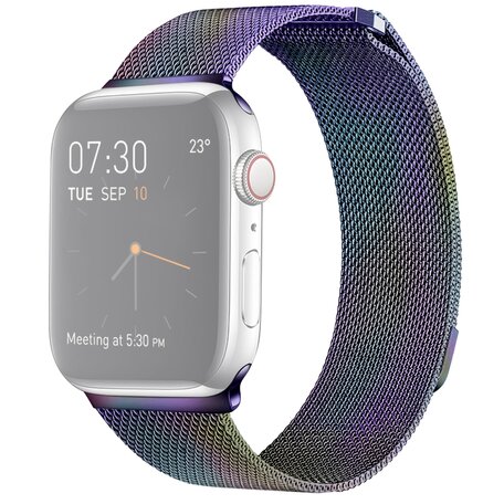 Milanese RVS bandje - Colour - Geschikt voor Apple Watch 38mm / 40mm / 41mm