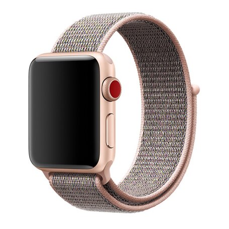 Sport Loop nylon bandje - Roze - Geschikt voor Apple Watch 38mm / 40mm / 41mm