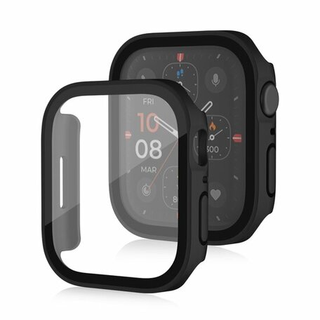 Hard case 44mm - Zwart - Geschikt voor Apple Watch 44mm