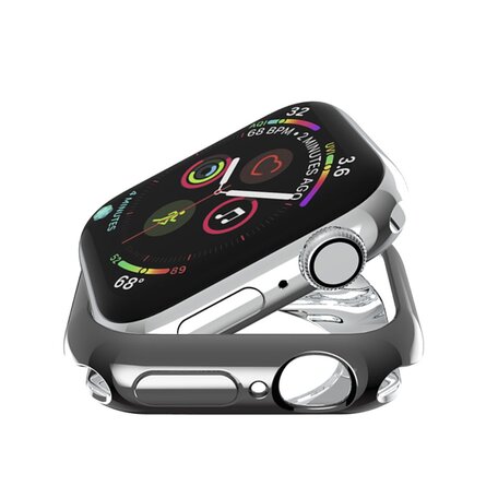 Siliconen case 42mm - Zwart - Geschikt voor Apple Watch 42mm