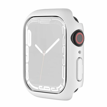 Apple Watch 45mm Hard case (open front) - Wit - Geschikt voor Apple Watch 45mm