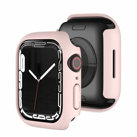 Apple Watch 45mm Hard case (open front) - Roze - Geschikt voor Apple Watch 45mm