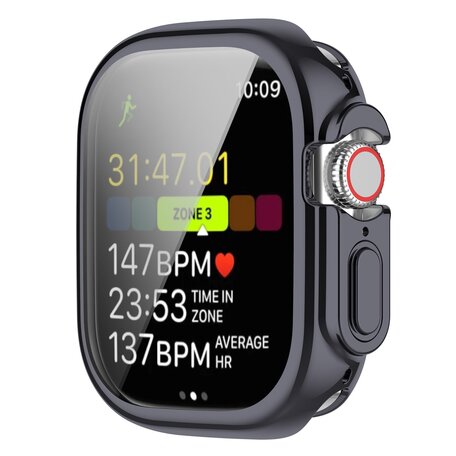 Apple Watch Ultra TPU case - Volledig beschermd - Space Grey - Geschikt voor Apple Watch 49mm (Ultra)