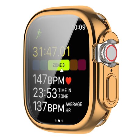 Apple Watch Ultra TPU case - Volledig beschermd - Rosé goud - Geschikt voor Apple Watch 49mm (Ultra)