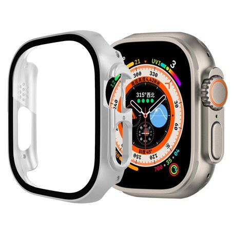 Apple Watch Ultra case - Zilver - Geschikt voor Apple Watch 49mm