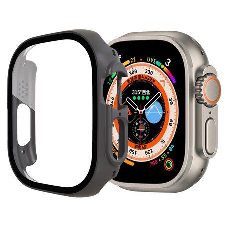 Apple Watch Ultra case - Donkergrijs - Geschikt voor Apple Watch 49mm
