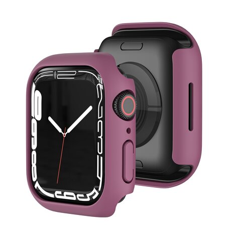 Apple Watch 41mm Hard case (open front) - Wijnrood - Geschikt voor Apple Watch 41mm