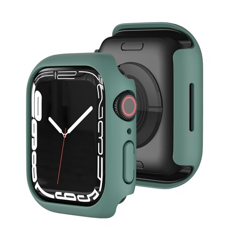 Apple Watch 41mm Hard case (open front) - Groen - Geschikt voor Apple Watch 41mm