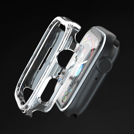 Hard Case 41mm (open front) - Transparant - Geschikt voor Apple Watch 41 mm