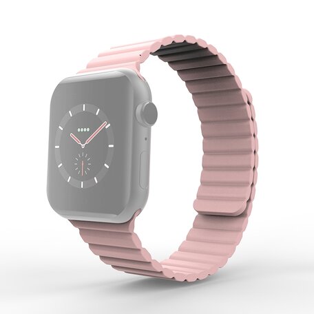 Siliconen Loop bandje - Roze - Geschikt voor Apple Watch 42mm / 44mm / 45mm / 49mm