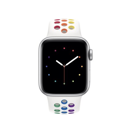 Sportbandje - Maat: M/L - Multicolor - Geschikt voor Apple Watch 42mm / 44mm / 45mm / 49mm