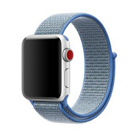 Sport Loop nylon bandje - Blauw - Geschikt voor Apple Watch 42mm / 44mm / 45mm / 49mm