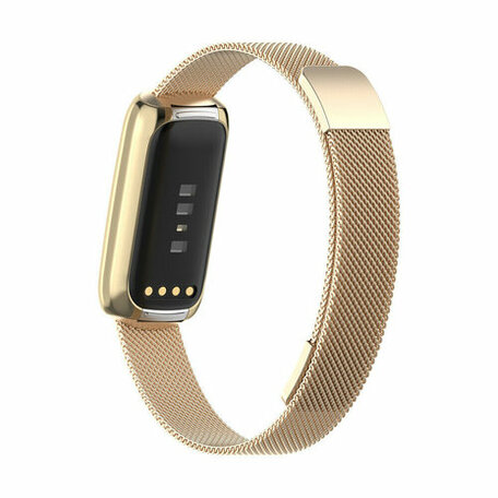 Fitbit Luxe - Milanese bandje - Vintage goud