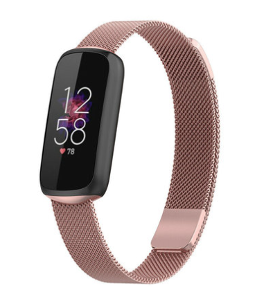 Fitbit Luxe - Milanese bandje - Rosé goud