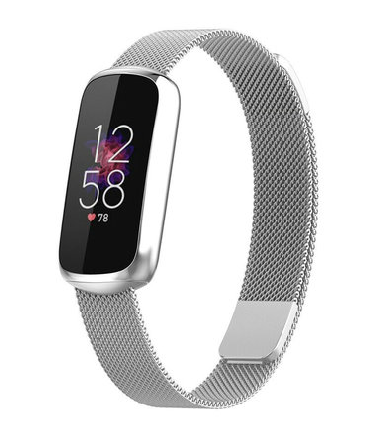 Fitbit Luxe - Milanese bandje - Zilver