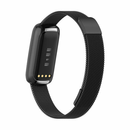 Fitbit Luxe - Milanese bandje - Zwart