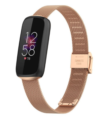 Fitbit Luxe - Milanese bandje met klemsluiting - Champagne goud