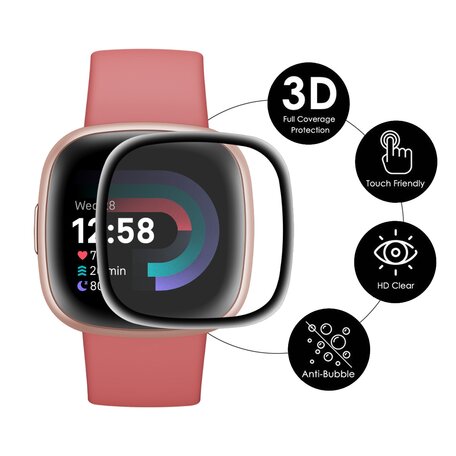 Soft PC Screen Protector - Fitbit Versa 4 / Sense 2