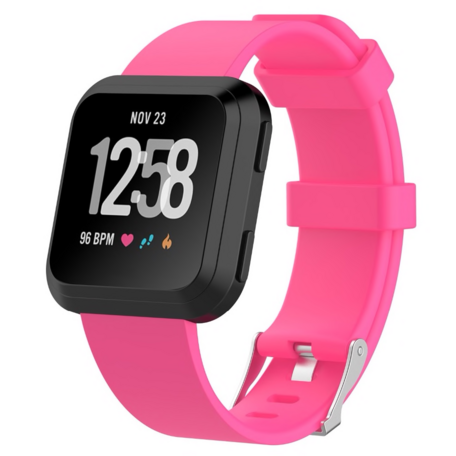 Fitbit Versa 1 / 2 & Lite rubberen sport bandje - Magenta