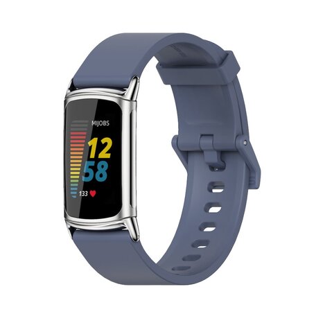 FitBit Charge 5 Extra soft siliconen bandje - Blauw