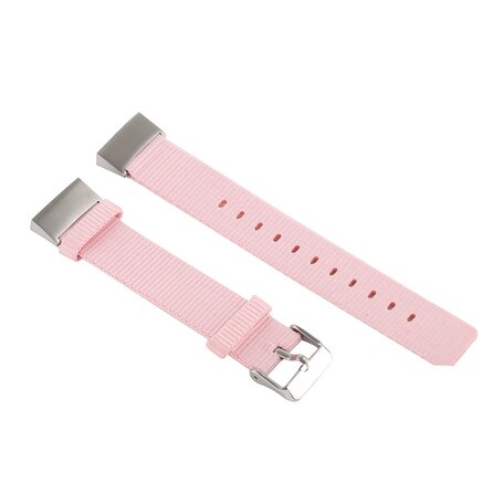 Fitbit Charge 3 & 4 nylon bandje - Roze