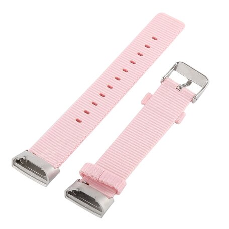 Fitbit Charge 3 & 4 nylon bandje - Roze