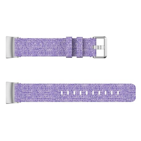 Fitbit Charge 3 & 4 nylon bandje - Licht paars