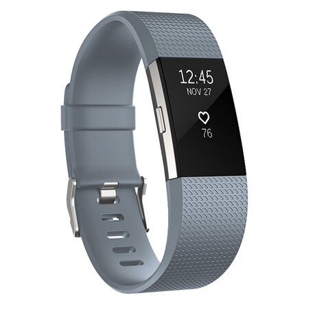 Fitbit Charge 2 sportbandje - Maat: Small - Grijs